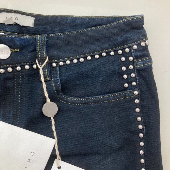 IRO Nanex cropped studded low-rise skinny jeans - Picture 11 of 15